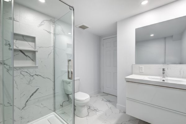 Basement Bathroom Construction in Glen Allen