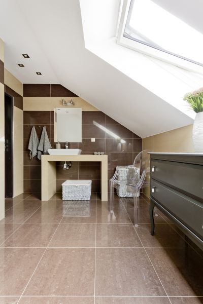 Attic Bathroom Installation in Glen Allen